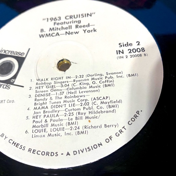 CRUISING 1963 VINYL RECORD ALBUM IN CM-2008 VINTAGE 1972 12” LP - Picture 13 of 15